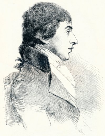 Porträt von JMW Turner, ca. 1827 1904 von Charles Turner