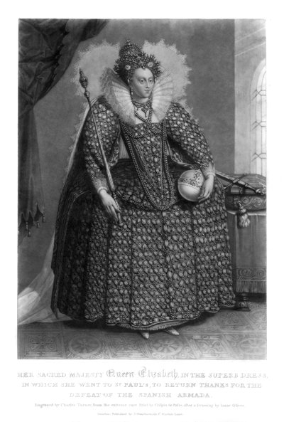 Königin Elisabeth I., 1816 von Charles Turner