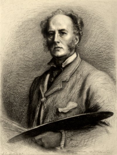 John Everett Millais, britischer Künstler, ca. 1880-1882 von Charles Waltner