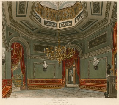 Das Vestibül, Carlton House, London von Charles Wild