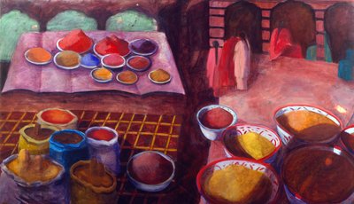 Indisch Rot, 2004 von Charlotte Moore