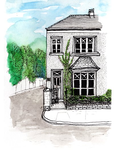 Belmont Road, 2020 von Charlotte Orr