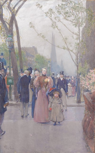 Fifth Avenue, ca. 1890 von Childe Frederick Hassam