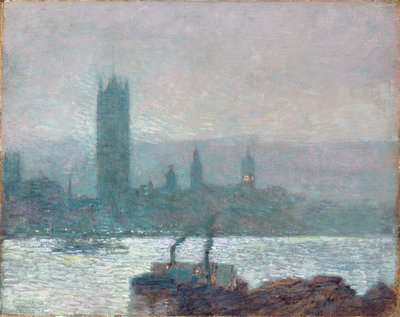 Häuser des Parlaments, früher Abend von Childe Frederick Hassam