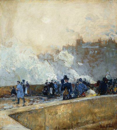 Windiger Tag, Paris von Childe Frederick Hassam