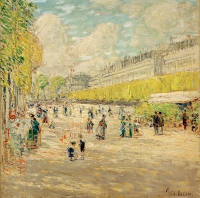 Die Tuilerien-Gärten von Childe Hassam