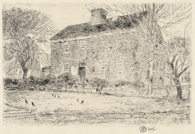 Home Sweet Home, Nr. 2, Easthampton, 1923 von Childe Hassam