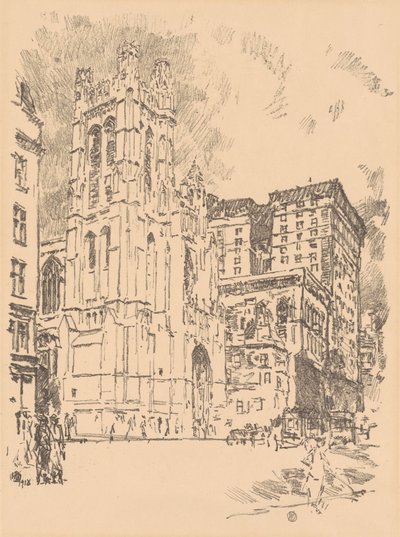 St. Thomas, New York von Childe Hassam