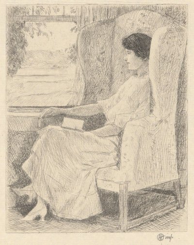 Der georgische Stuhl von Childe Hassam