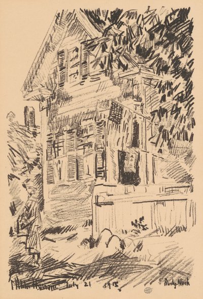 Die Dienstflagge von Childe Hassam