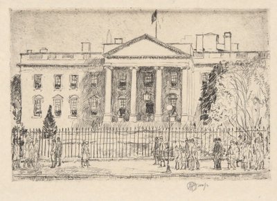 Das Weiße Haus von Childe Hassam