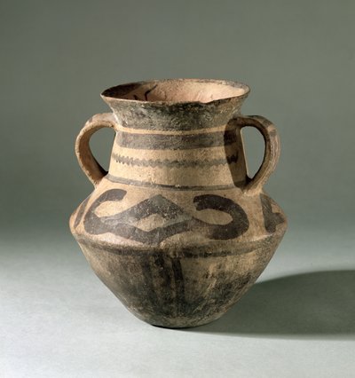 Gefäß, aus der Provinz Gansu, ca. 1300-700 v. Chr. von Chinese School