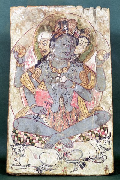 Shiva aus Dandan-Uiliq, Khotan, ca. 500-527 v. Chr. von Chinese School