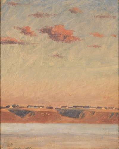 Der Limfjord in Jütland. Studie von Christen Dalsgaard