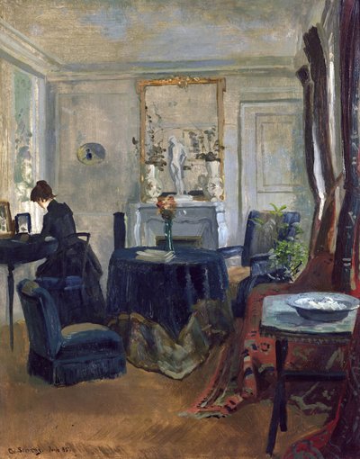 Innenraum, Paris von Christian Eriksen Skredsvig