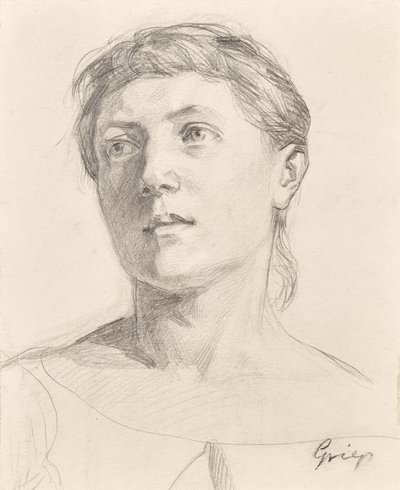 Mädchenportrait von Christian Griepenkerl