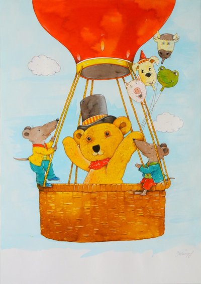 Im Ballon von Christian Kaempf