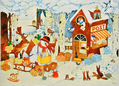 Postamt-Weihnachten, 2001 von Christian Kaempf