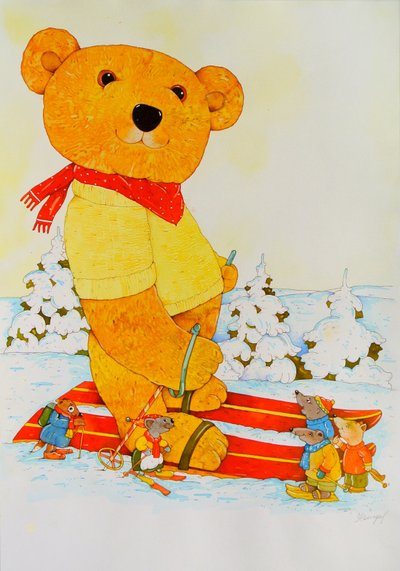 Winter/Skifahren von Christian Kaempf