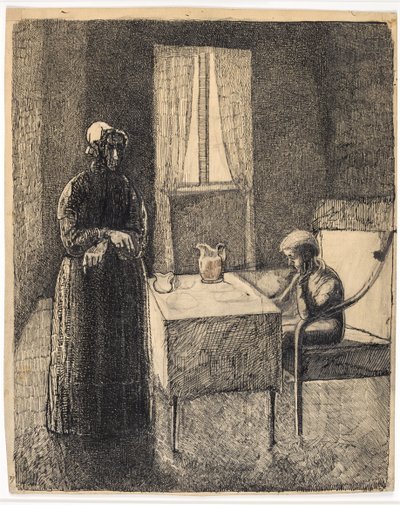 Szene aus David Copperfield (?) von Christian Kongstad Petersen