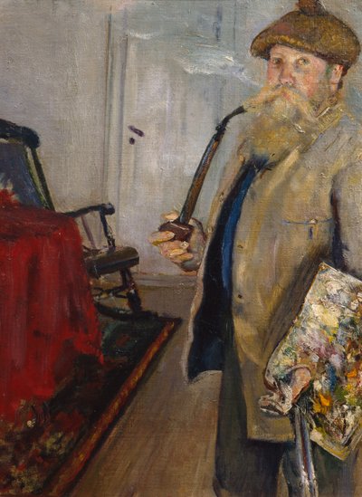 Selbstporträt von Christian Krohg