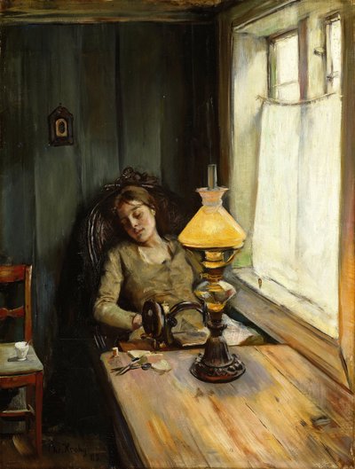 Müde von Christian Krohg