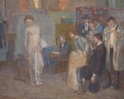 Atelierszene von Christian Landenberger