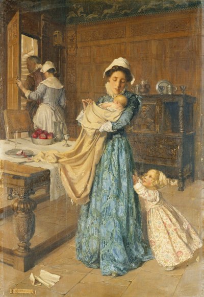 Ein Findelkind aus dem Meer, 1912 von Christian Mary Wilbee