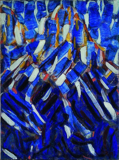 Abstraktion der Blaue Berg, 1912 von Christian Rohlfs