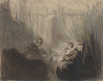 Ein Krankenzimmer von Christoffel Bisschop