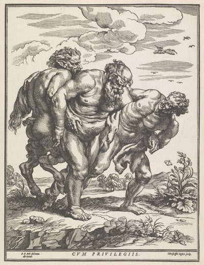 Betrunkener Silenus von Christoffel Jegher