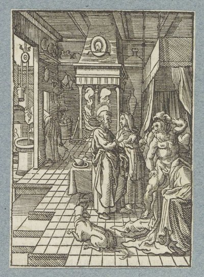 Petrus heilt Eneas von Christoffel van Sichem (II)