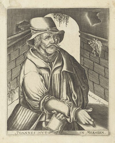 Johann Hus in Merhern, ca. 1650 von Christoffel van Sichem