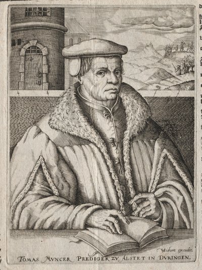 Porträt von Thomas Münzer von Christoffel van Sichem