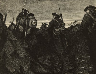 Reliefs bei Morgengrauen von Christopher Richard Wynne Nevinson