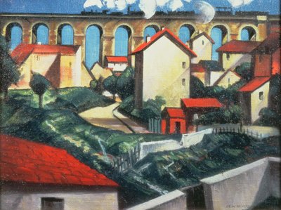 Das Viadukt von Christopher Richard Wynne Nevinson