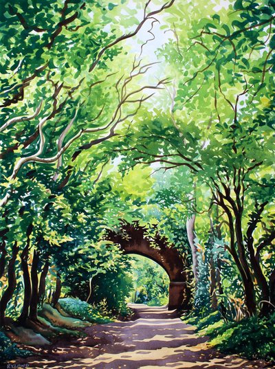 Sudbury-Brücke und Bäume von Christopher Ryland