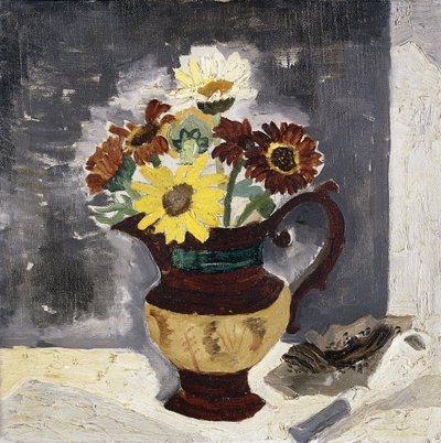 Gänseblümchen in einem Glanzkrug, St. Ives von Christopher Wood