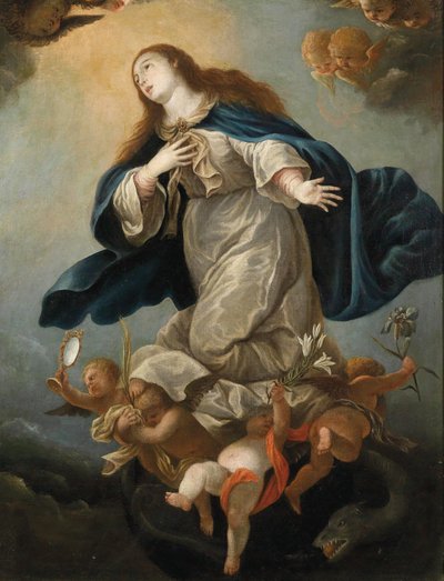Maria Immaculata von Circle of Mateo Cerezo