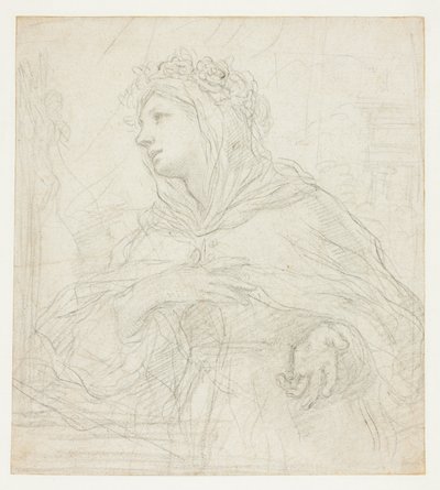 Studie von Santa Rosalia von Palermo von Ciro Ferri
