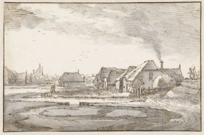 Spaarndammerdijk bei den Braakjes von Claes Jansz. Visscher (II)