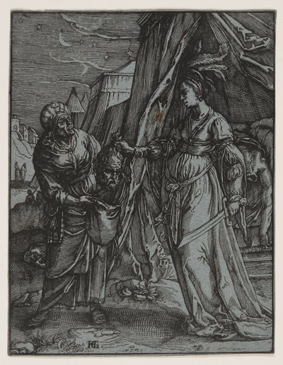 Judith mit dem Haupt des Holofernes von Claes Jansz. Visscher