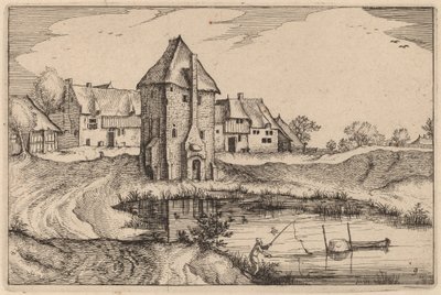 Der Teich von Claes Jansz Visscher after Johannes van Doetechum, the Elder after Lucas