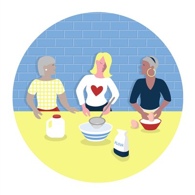 Backparty von Claire Huntley