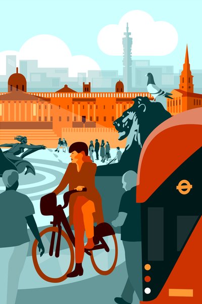 Trafalgar Square, London von Claire Huntley