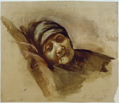 Alte polnische Kätnerin von Clara Siewert