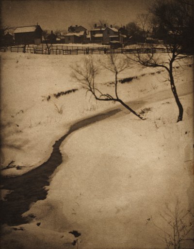 Winterlandschaft, ca. 1900 von Clarence H. White