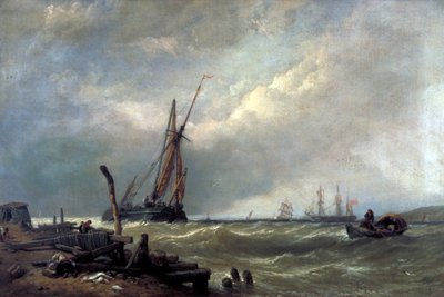 Auf dem Texel, 1856 von Clarkson Stanfield