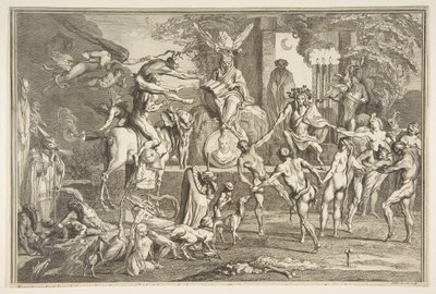 Errant pendant la nuit von Claude Gillot