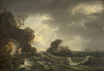 Ein Schiffswrack von Claude Joseph Vernet